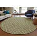 Dalyn Indoor/Outdoor York YO1 Aloe Washable 6' x 6' Rug