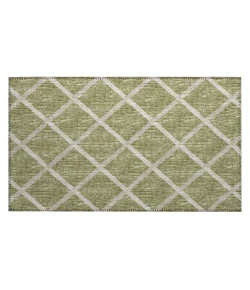 Dalyn Indoor/Outdoor York YO1 Aloe Washable 1'8" x 2'6" Rug