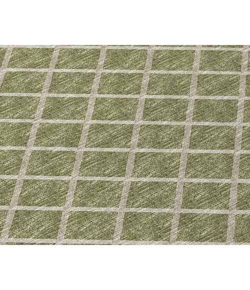 Dalyn Indoor/Outdoor York YO1 Aloe Washable 2'3" x 10' Rug