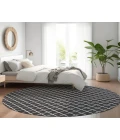 Dalyn Indoor/Outdoor York YO1 Black Washable 10' x 10' Rug