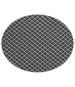 Dalyn Indoor/Outdoor York YO1 Black Washable 6' x 6' Rug