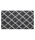 Dalyn Indoor/Outdoor York YO1 Black Washable 1'8" x 2'6" Rug
