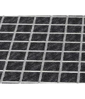 Dalyn Indoor/Outdoor York YO1 Black Washable 5' x 7'6" Rug