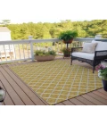 Dalyn Indoor/Outdoor York YO1 Gold Washable 9' x 12' Rug