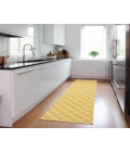 Dalyn Indoor/Outdoor York YO1 Gold Washable 2'3" x 12' Rug