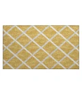 Dalyn Indoor/Outdoor York YO1 Gold Washable 1'8" x 2'6" Rug