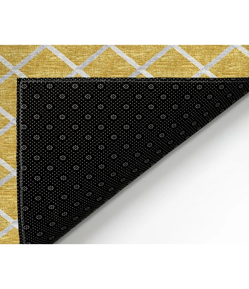 Dalyn Indoor/Outdoor York YO1 Gold Washable 9' x 12' Rug