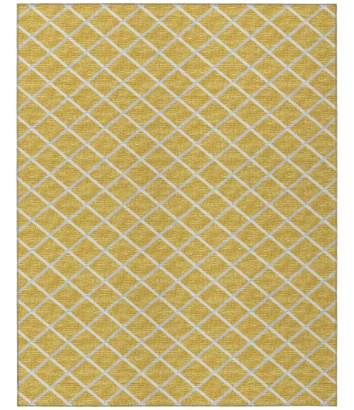 Dalyn Indoor/Outdoor York YO1 Gold Washable 9' x 12' Rug