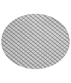 Dalyn Indoor/Outdoor York YO1 Grey Washable 6' x 6' Rug