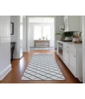 Dalyn Indoor/Outdoor York YO1 Grey Washable 2'3" x 10' Rug