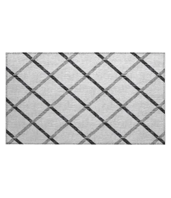 Dalyn Indoor/Outdoor York YO1 Grey Washable 1'8" x 2'6" Rug