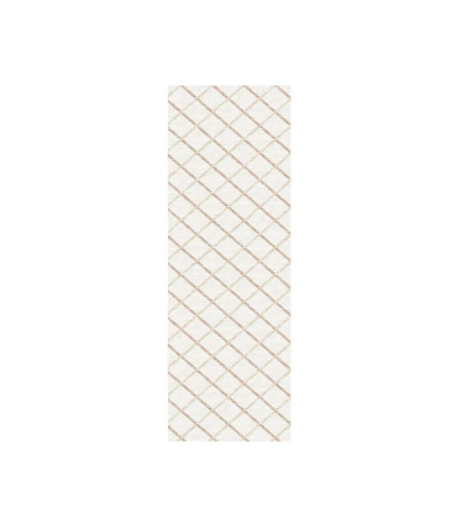 Dalyn Indoor/Outdoor York YO1 Ivory Washable 2'3" x 12' Rug