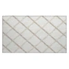 Dalyn Indoor/Outdoor York YO1 Ivory Washable 1'8" x 2'6" Rug