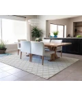 Dalyn Indoor/Outdoor York YO1 Ivory Washable 3' x 5' Rug