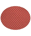 Dalyn Indoor/Outdoor York YO1 Red Washable 4' x 4' Rug