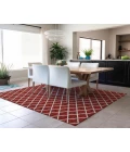 Dalyn Indoor/Outdoor York YO1 Red Washable 3' x 5' Rug