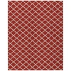 Dalyn Indoor/Outdoor York YO1 Red Washable 3' x 5' Rug