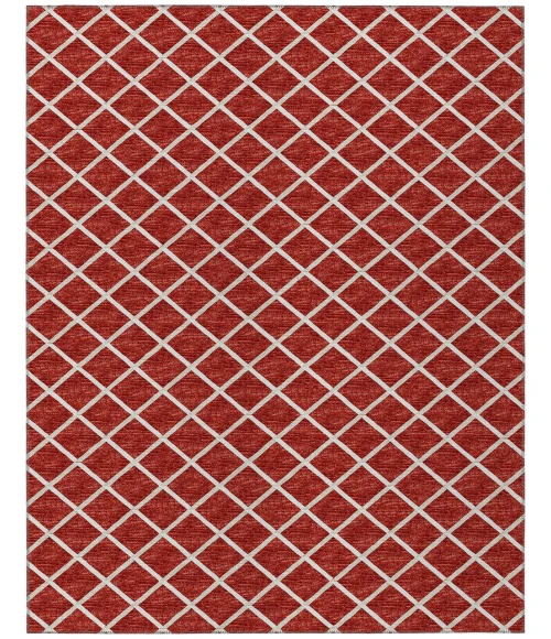 Dalyn Indoor/Outdoor York YO1 Red Washable 3' x 5' Rug
