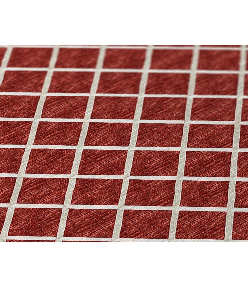 Dalyn Indoor/Outdoor York YO1 Red Washable 3' x 5' Rug