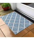 Dalyn Indoor/Outdoor York YO1 Sky Blue Washable 1'8" x 2'6" Rug