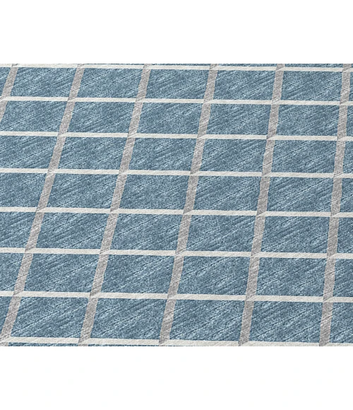 Dalyn Indoor/Outdoor York YO1 Sky Blue Washable 6' x 6' Rug