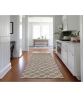 Dalyn Indoor/Outdoor York YO1 Taupe Washable 2'3" x 7'6" Rug