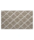 Dalyn Indoor/Outdoor York YO1 Taupe Washable 1'8" x 2'6" Rug