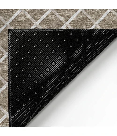 Dalyn York Brown YO1 6ft. x 6ft. Rug