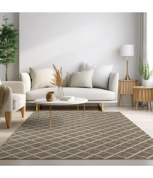 Dalyn York Brown YO1 8ft. x 10ft. Rug