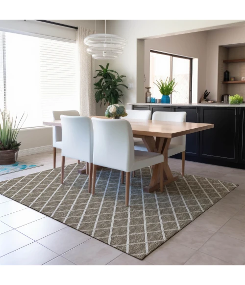 Dalyn York Brown YO1 8ft. x 10ft. Rug