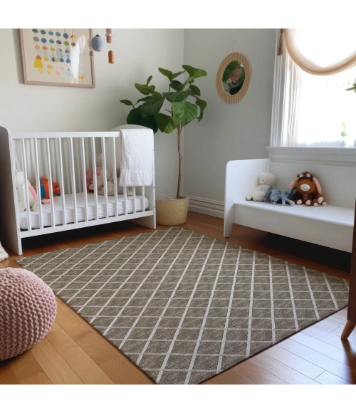 Dalyn York Brown YO1 8ft. x 10ft. Rug