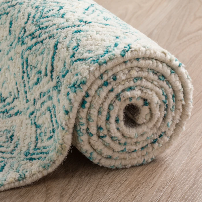 Dalyn Zoe ZZ1 Teal Area Rug 6 ft. X 9 ft. Rectangle