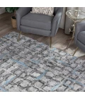 Dalyn Aero AE7 Pewter Area Rug 3 ft. 3 in. X 5 ft. 3 in. Rectangle