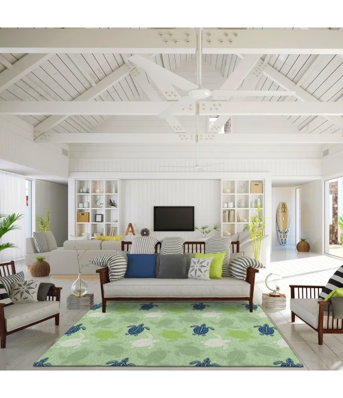 Dalyn Seabreeze SZ13 Aloe Area Rug 3 ft. X 5 ft. Rectangle