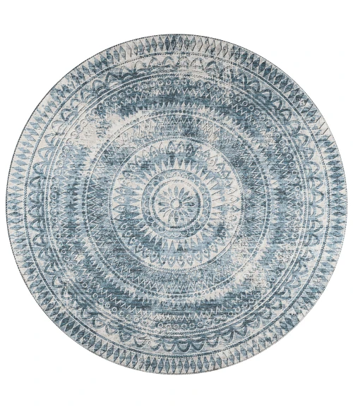 Dalyn Sedona SN7 Indigo Area Rug 8 ft. X 8 ft. Round