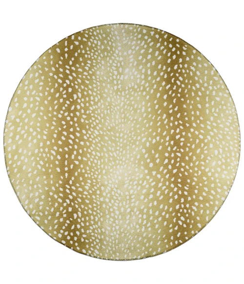 Dalyn Mali ML3 Gold Area Rug 4 ft. X 4 ft. Round