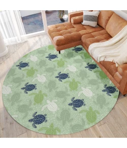 Dalyn Seabreeze SZ13 Aloe Area Rug 8 ft. X 8 ft. Round