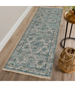 Dalyn Marbella MB5 Mineral Blue Area Rug 2 ft. 3 in. X 10 ft. Runner
