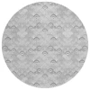 Dalyn Seabreeze SZ2 Silver Area Rug 8 ft. X 8 ft. Round
