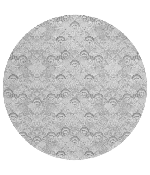 Dalyn Seabreeze SZ2 Silver Area Rug 8 ft. X 8 ft. Round