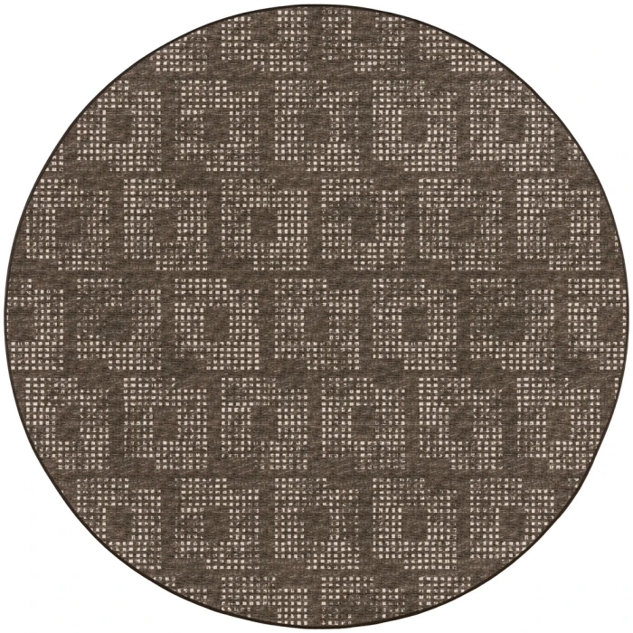Dalyn Delano DA1 Chocolate Area Rug 10 ft. X 10 ft. Round