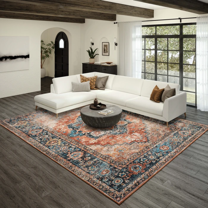 Dalyn Jericho JC2 Spice Area Rug 8 ft. X 8 ft. Round