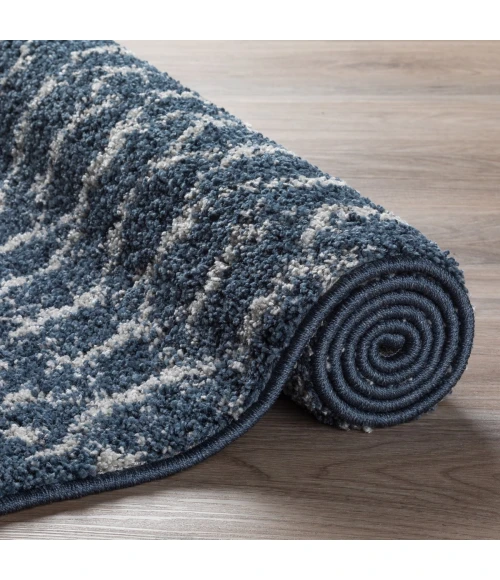 Dalyn Rocco RC5 Navy Area Rug 9 ft. 6 in. X 13 ft. 2 in. Rectangle