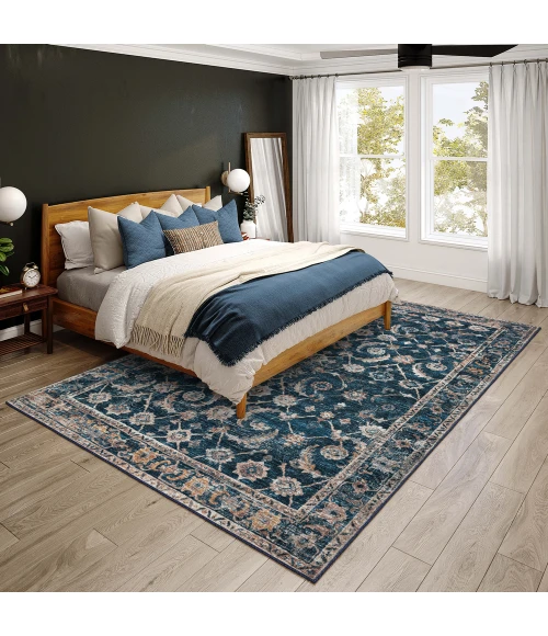 Dalyn Jericho JC4 Navy Area Rug 10 ft. X 14 ft. Rectangle