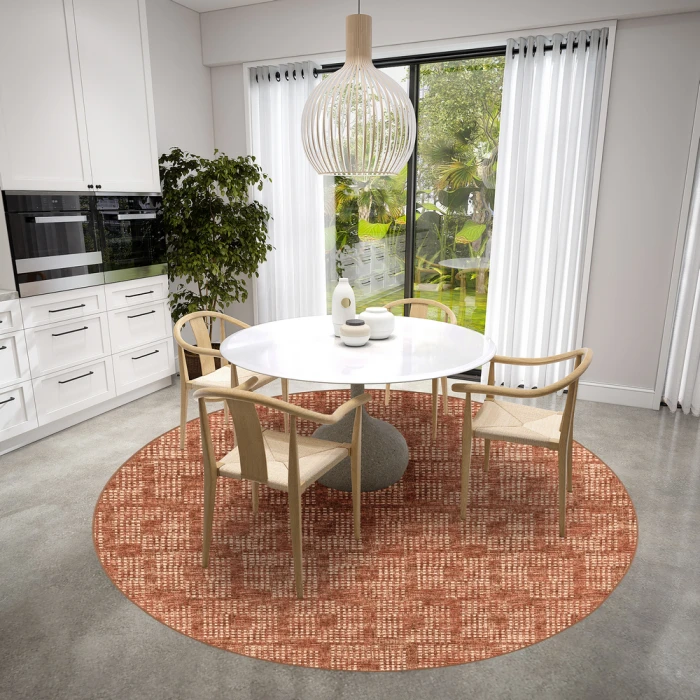 Dalyn Delano DA1 Paprika Area Rug 6 ft. X 6 ft. Round
