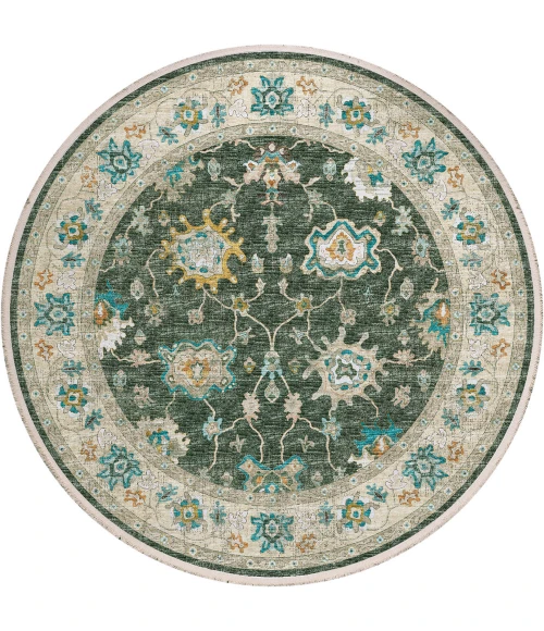 Dalyn Marbella MB6 Olive Area Rug 6 ft. X 6 ft. Round