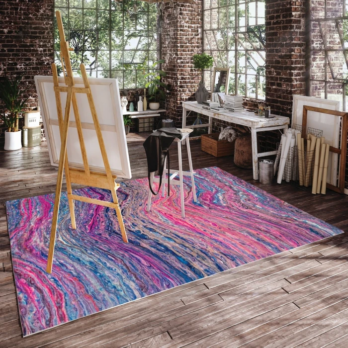 Dalyn Kikiamo KK3 Passion Area Rug 5 ft. X 7 ft. 6 in. Rectangle