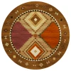 Dalyn Phoenix PH2 Walnut Area Rug 8 ft. X 8 ft. Round