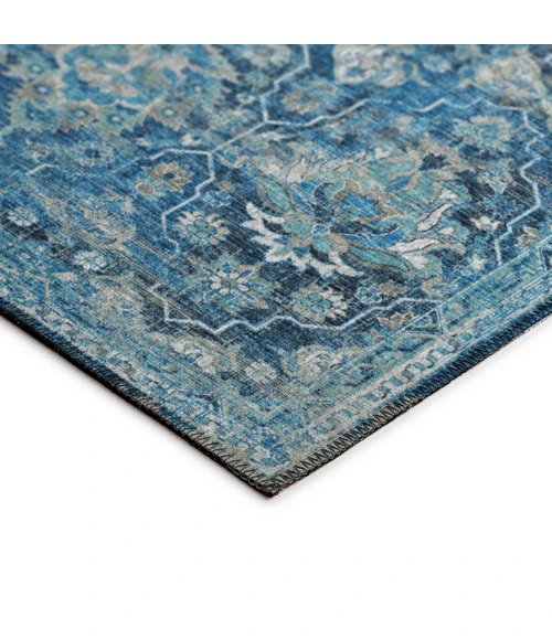 Dalyn Marbella MB4 Navy Area Rug 4 ft. X 4 ft. Round