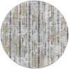 Dalyn Winslow WL6 Grey Area Rug 4 ft. X 4 ft. Round